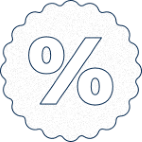 Loewenschatz Rabattsymbol 1 weiss